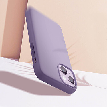 Avis Moxie Coque pour iPhone 14 Hybride Semi-rigide Fine Légère Intérieur Doux  gris lavande