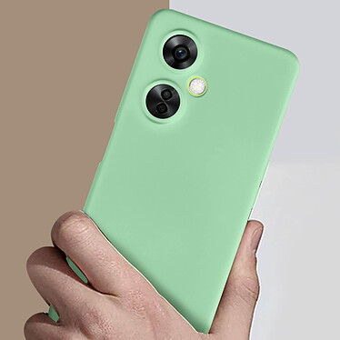 Avizar Coque pour OnePlus Nord CE 3 Lite 5G Silicone Soft Touch Finition Mate Anti-trace  Vert Clair pas cher