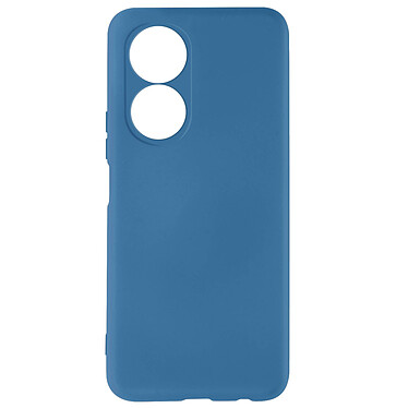 Avizar Coque pour Honor X7 Silicone Semi-rigide Finition Soft-touch Fine  Bleu