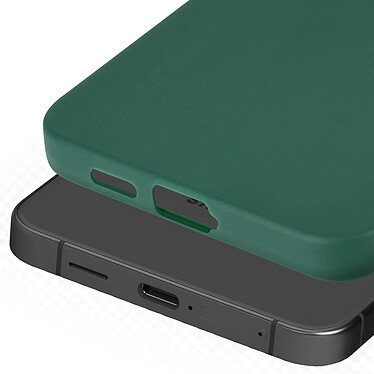 Avizar Coque pour Samsung Galaxy S24 Plus Finition Mate Soft Touch Vert Foncé pas cher