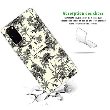 Avis LaCoqueFrançaise Coque Samsung Galaxy S20 360 intégrale transparente Motif Botanic Evasion Tendance