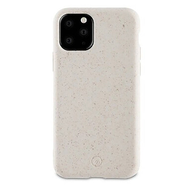 Muvit Coque pour iPhone 11 Pro Max Bambootek Antibactérienne Blanc