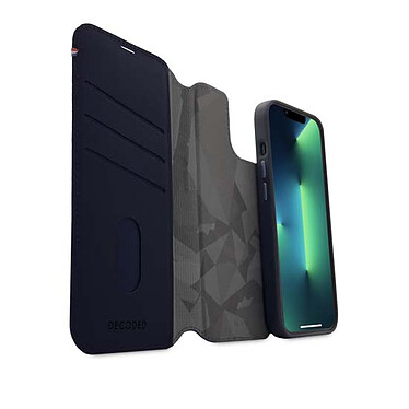 Acheter Decoded Folio Détachable Compatible avec le MagSafe en cuir pour iPhone 14 Plus Bleu