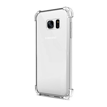 Evetane Coque Galaxy S7 Samsung ANTI CHOCS silicone transparente Motif avec bords renforcés