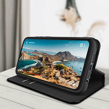 Acheter Avizar Housse pour Samsung Galaxy A04e Clapet Magnétique Porte-carte Support vidéo  Noir