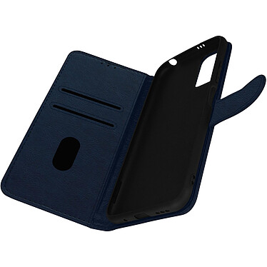 Avizar Étui Xiaomi Redmi Note 10 5G/Poco M3 Pro Porte-carte Fonction Support Bleu