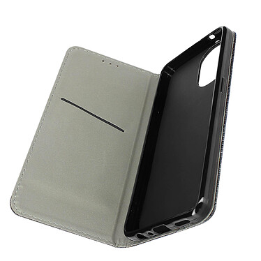 Avizar Étui pour Oppo Reno 8 Lite 5G avec Clapet Porte-carte Fonction Support  noir