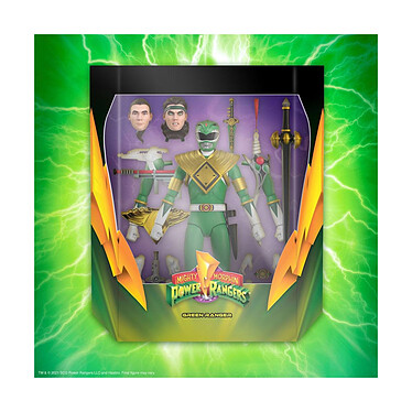 Power Rangers Mighty Morphin - Figurine Ultimates Green Ranger 18 cm pas cher
