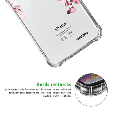 Acheter Evetane Coque iPhone 7/8/ iPhone SE 2020 anti-choc souple angles renforcés transparente Motif Cerisier