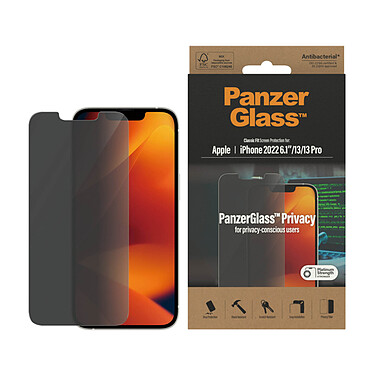 Avis PanzerGlass Verre de protection Privacy pour iPhone 14/13/13 Pro (PG-P2767)