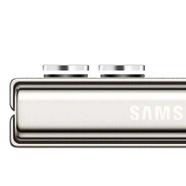 Avizar Verre Trempé Caméra pour Samsung Galaxy Z Flip 5 Dureté 9H Contour Métal  Argent pas cher