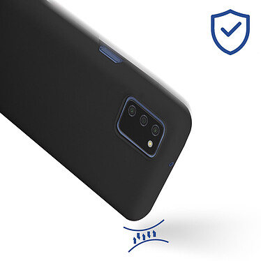 Acheter Avizar Coque Samsung A03s Silicone Souple Flexible Finition Mate Anti-traces Noir
