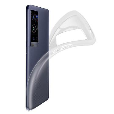 Avizar Coque Vivo X60 Pro Plus Protection Flexible Fine et Légère Transparent pas cher