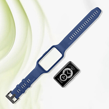 Avis Avizar Bracelet pour Huawei Band 7 / 6 Pro / 6 / Honor Band 6 Silicone Souple  Bleu Marine