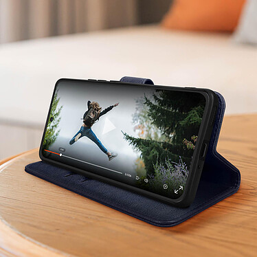 Avis Avizar Housse pour Xiaomi 13 portefeuille rangement carte support vidéo  bleu nuit