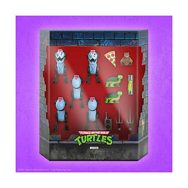 Avis Les Tortues Ninja - Pack 5 figurines Ultimates Mousers 8 cm