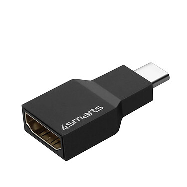 4smarts Adaptateur Vidéo USB-C Mâle vers HDMI Femelle Résolution 4K  Picco Noir