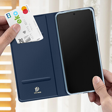 Avis Dux Ducis Étui pour Xiaomi Redmi Note 12 4G et 12 5G Clapet Porte-carte Support Vidéo  Bleu Nuit