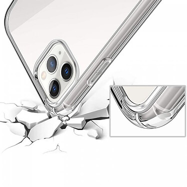 Acheter Evetane Coque iPhone 12/12 Pro (6,1 pouces) Anti-Chocs avec Bords Renforcés en silicone transparente Motif