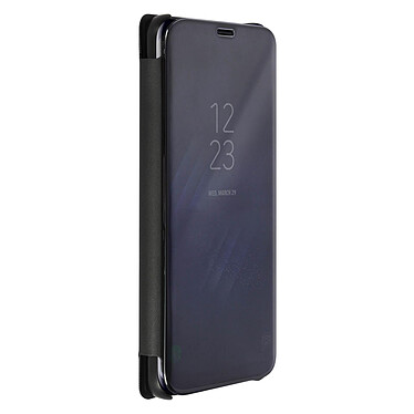 Avizar Housse Clapet Translucide Samsung Galaxy S8 - Design Effet Miroir - Noir pas cher