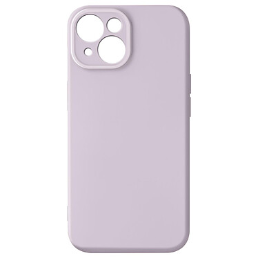Avizar Coque Silicone pour iPhone 15 Caméra Protégée Doux au Toucher  Violet Clair