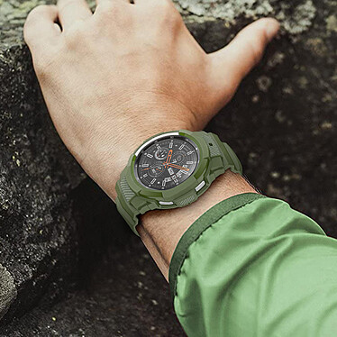 Avizar Bracelet pour Galaxy Watch 5 / 5 Pro / 4 Silicone Ajustable  vert pas cher