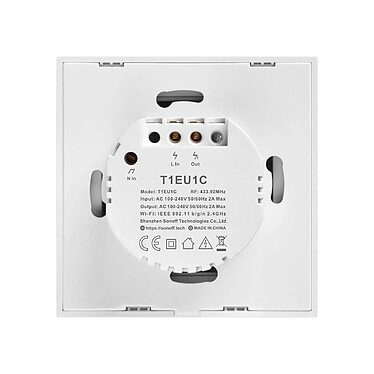 Acheter Sonoff - Interrupteur connecté Wifi T1EU1C-TX