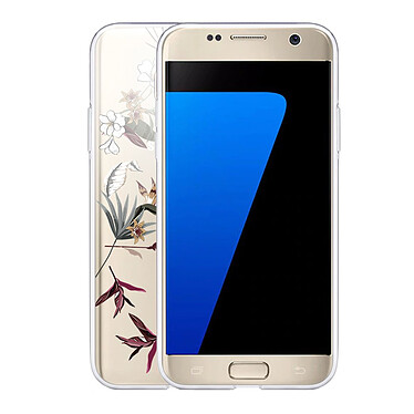 Avis LaCoqueFrançaise Coque Samsung Galaxy S7 360 intégrale transparente Motif Fleurs Sauvages Tendance