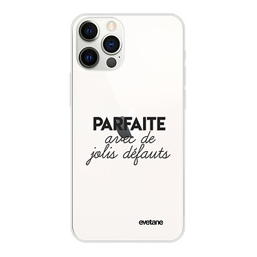 Evetane Coque iPhone 12/12 Pro silicone transparente Motif Parfaite Avec De Jolis Défauts ultra resistant
