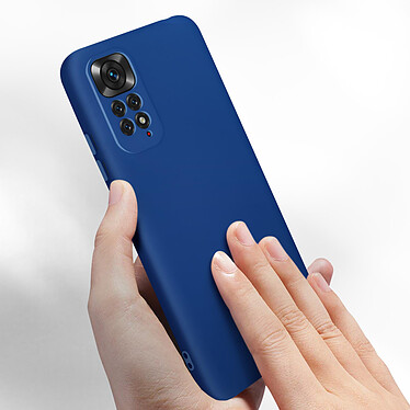 Acheter Avizar Coque Xiaomi Redmi Note 11 et 11s Silicone Semi-rigide Soft-touch Fine bleu