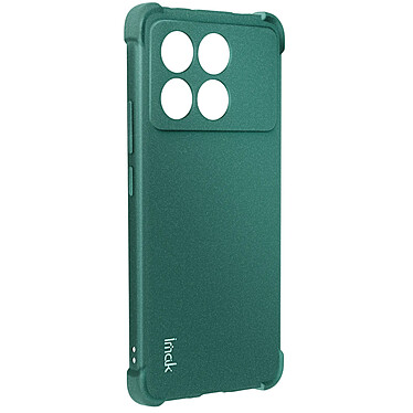 iMak Coque pour Xiaomi Poco X6 Pro Souple Coins Renforcés Caméra Protégée Vert Foncé