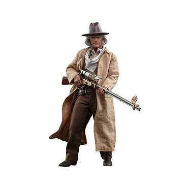 Retour vers le futur III - Figurine Movie Masterpiece 1/6 Doc Brown 32 cm