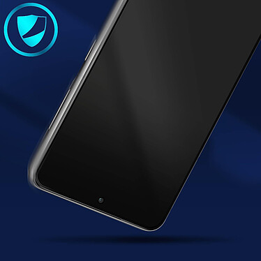 Avizar Film Samsung Galaxy S21 Verre Trempé 9H Biseauté Transparent Contour Noir pas cher