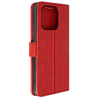 Avizar Étui pour Xiaomi Redmi 12C porte-carte support vidéo  Rouge