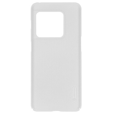 Nillkin Coque OnePlus 10 Pro 5G Rigide Finition Mate Super Frosted Shield  Blanc