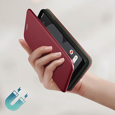 Avizar Étui Smartphone 5,6 à 6 pouces Fixation adhésive et rotative Porte-carte  bordeaux pas cher