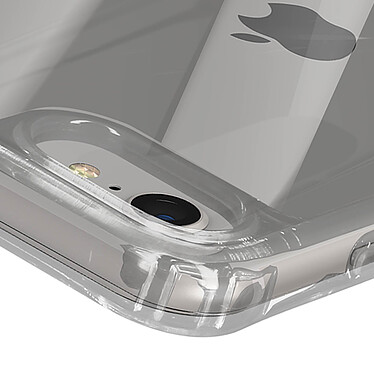 Avizar Coque Lanière pour iPhone SE 2022, 2020, 8 et 7 Rigide Bumper  Transparent pas cher