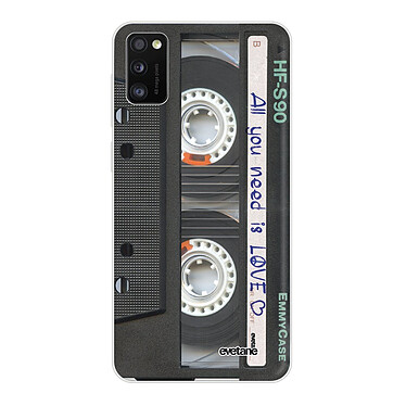Evetane Coque Samsung Galaxy A41 360 intégrale transparente Motif Cassette Tendance