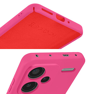 Avizar Coque pour Xiaomi Redmi Note 13 Pro Plus 5G Soft-touch Anti-traces Fuchsia pas cher