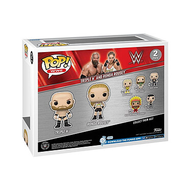 Acheter WWE - Pack 2 figurines POP! Rousey/Triple H 9 cm