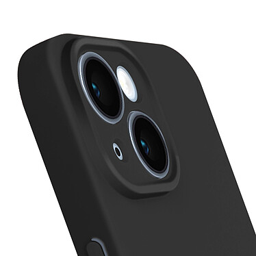Acheter Avizar Coque Silicone pour iPhone 15 Plus Caméra Protégée Doux au Toucher  Noir