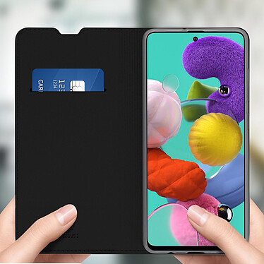 Acheter Dux Ducis Etui pour Samsung Galaxy A51 Porte-carte Support Vidéo  Noir