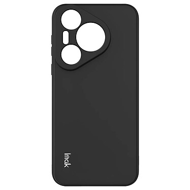 iMak Coque Silicone pour Huawei Pura 70 Soft Touch Souple Caméra Protégée Noir