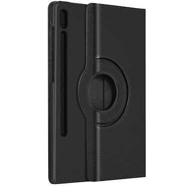Avizar Étui folio pour Samsung Galaxy Tab S9 Plus Support rotatif Paysage Portrait  noir