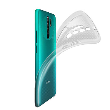 Avizar Coque Xiaomi Redmi 9 Silicone Gel Flexible Ultra-fine et Légère Transparent pas cher