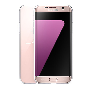 Avis LaCoqueFrançaise Coque Samsung Galaxy S7 Edge 360 intégrale transparente Motif Coeur Blanc Amour Tendance
