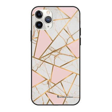 LaCoqueFrançaise Coque iPhone 12 Pro Max Coque Soft Touch Glossy Marbre Rose Design