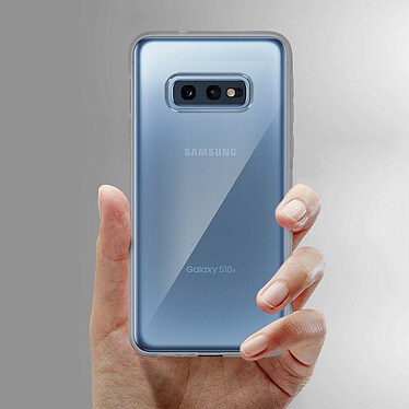 Acheter Avizar Coque Samsung Galaxy S10e Silicone Gel + Film Ecran Verre Trempé transparent