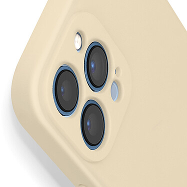 Acheter Avizar Coque iPhone 13 Pro Max Silicone Semi-Rigide Finition Soft Touch blanc cassé