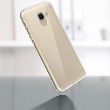 Avizar Coque Samsung Galaxy J6 Protection Silicone + Arrière Polycarbonate Transparent pas cher